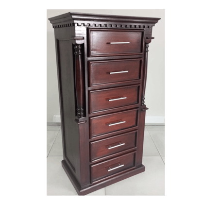 Renaissance Tall Boy with 6 Drawers