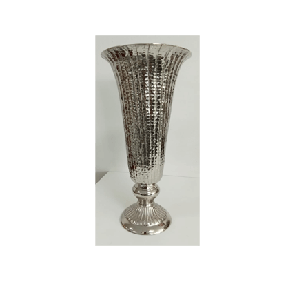 Alu Sparkle Flared Fluted Vase